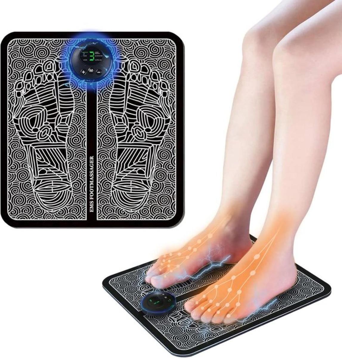 EMS Foot Massager Mat – পায়ের ক্লান্তি ও ব্যথা দূর করার জন্য ইন্টেলিজেন্ট ইলেকট্রিক্যাল মাসল স্টিমুলেশন ম্যাট! — view 2