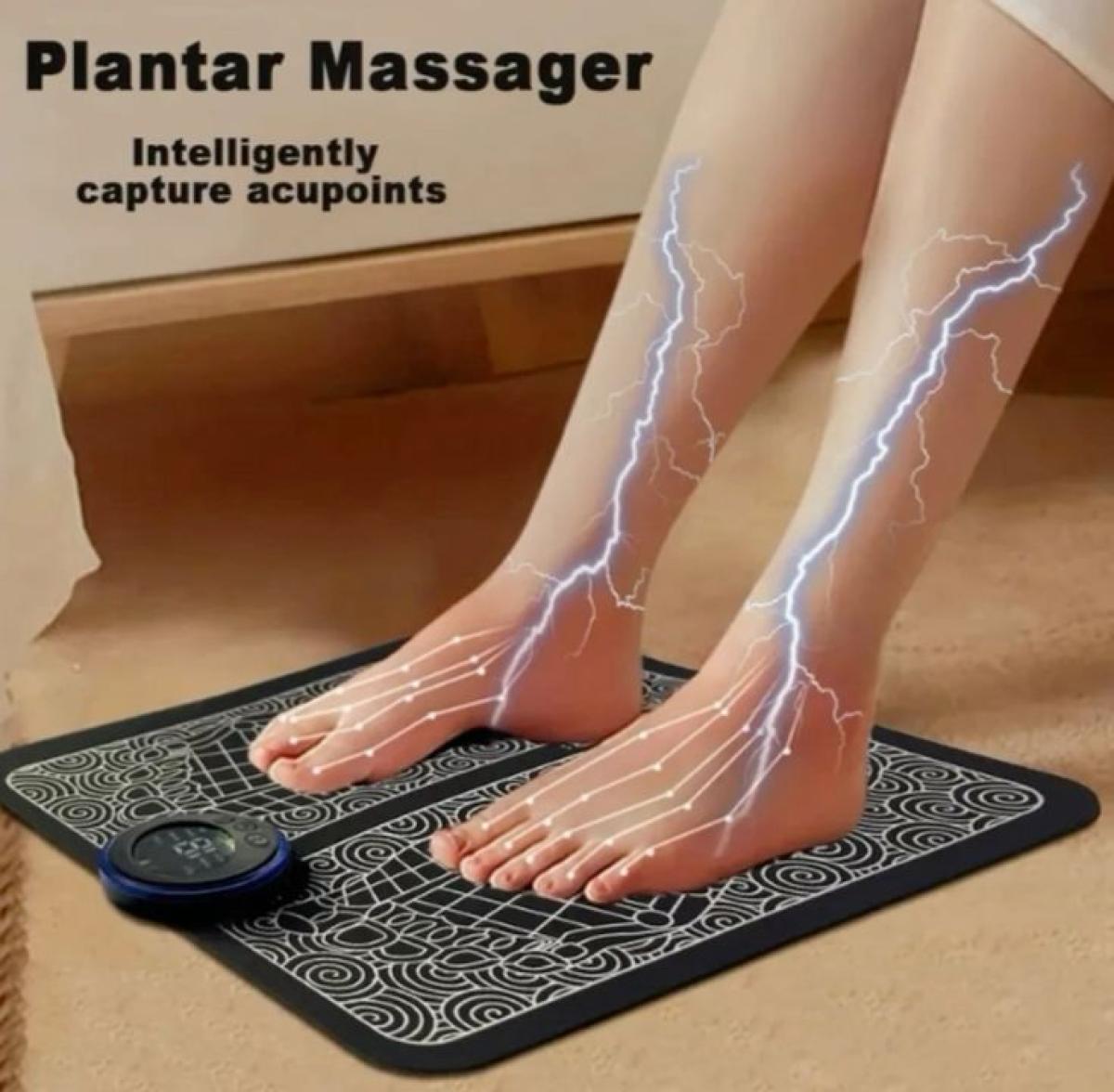 EMS Foot Massager Mat – পায়ের ক্লান্তি ও ব্যথা দূর করার জন্য ইন্টেলিজেন্ট ইলেকট্রিক্যাল মাসল স্টিমুলেশন ম্যাট! — view 3