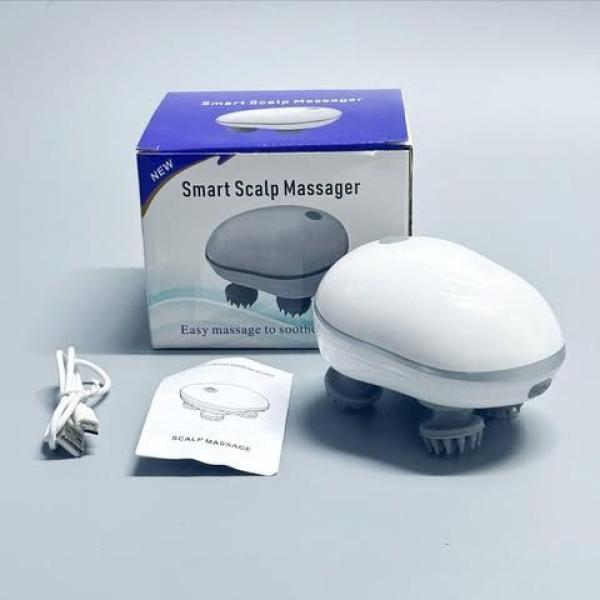 Smart Scalp Massager – মাথা ব্যথা ও মানসিক চাপ দূর করার জন্য রিচার্জেবল ইলেকট্রিক হেড ম্যাসাজার!