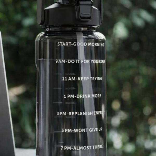 Sports Glass Water Bottle with Filter & Cover 1.5 L.T
