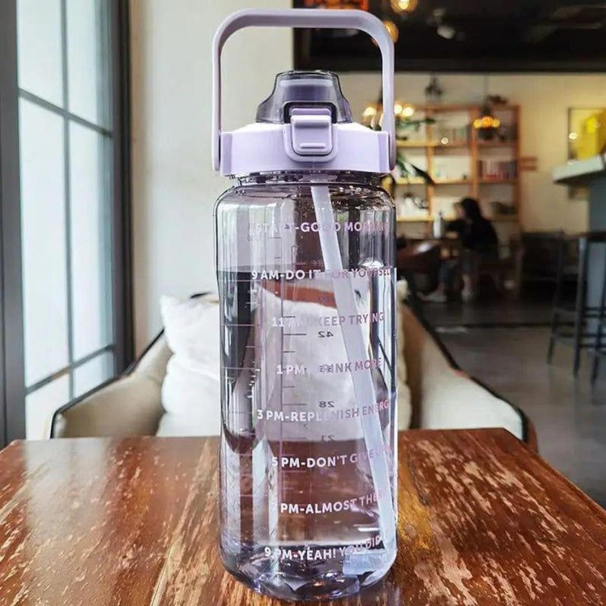 Sports Glass Water Bottle with Filter & Cover 1.5 L.T — view 2
