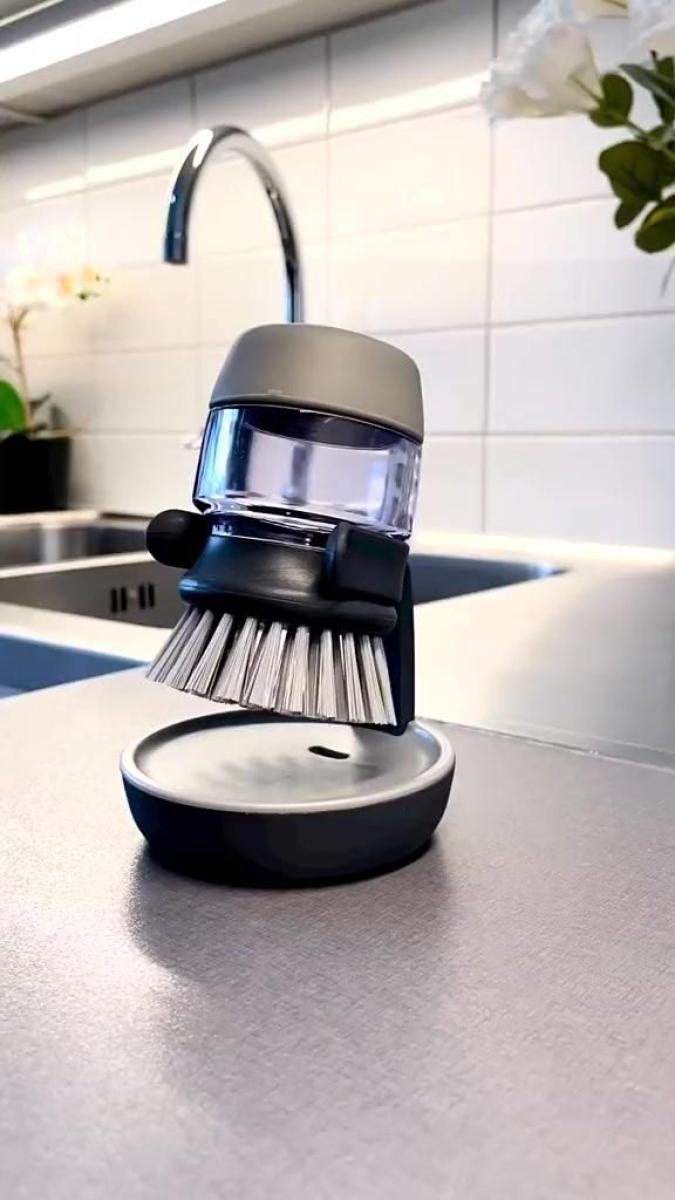 Boster Soap Dispenser Scrub Brush