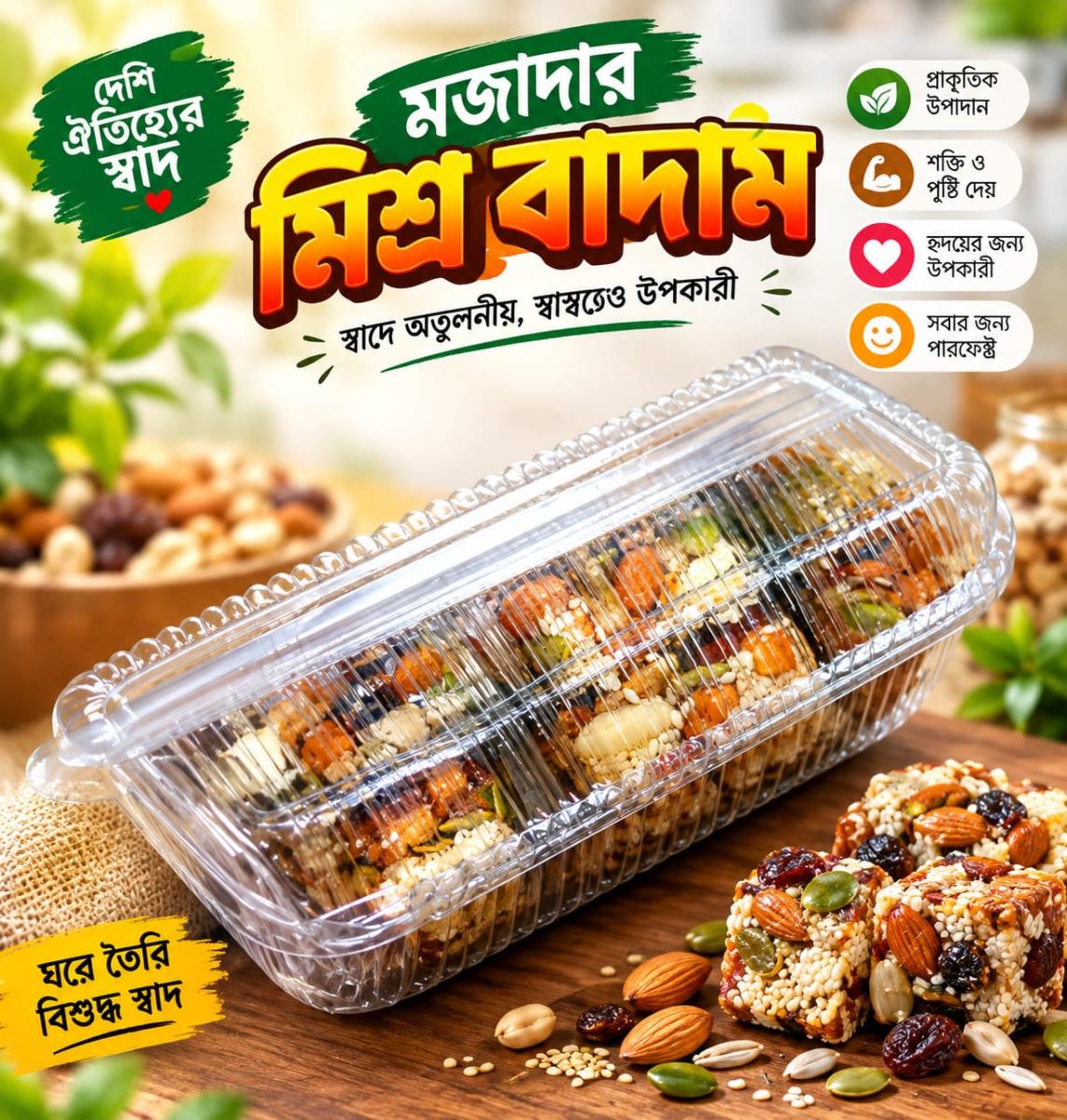 এ-ওয়ান-বিডি মিক্স ফ্রুট নাট (সর্বনিম্ন অর্ডার  ২০ পিছ) — view 2